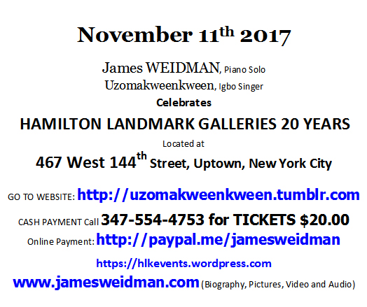 November 11th 2017 J.Weidman, Uzoma.k.k Uptown, NYC U.S